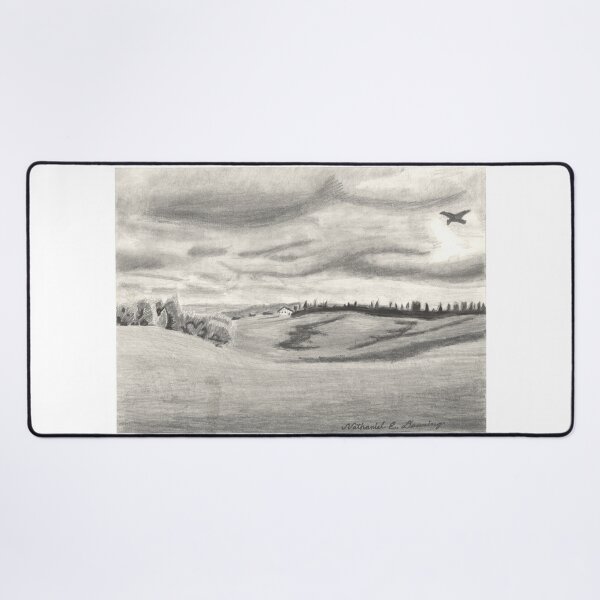 Item preview, Tuscan Landscape [Graphite Pencil] designed and sold by Nathaniel E. Dearing.