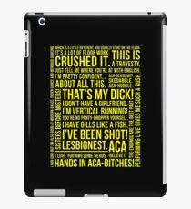 PITCH PERFECT QUOTES iPad Case/Skin