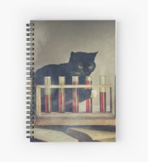 Cuaderno de espiral El gato de la bruja.