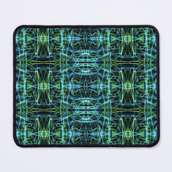 Item preview, Liquid Light Series #101 ~ Blue and Green Abstract Fractal Pattern designed and sold by Ascension Vibrations.