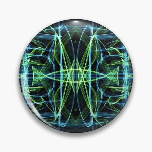 Item preview, Liquid Light Series #101 ~ Blue and Green Abstract Fractal Pattern designed and sold by Ascension Vibrations.