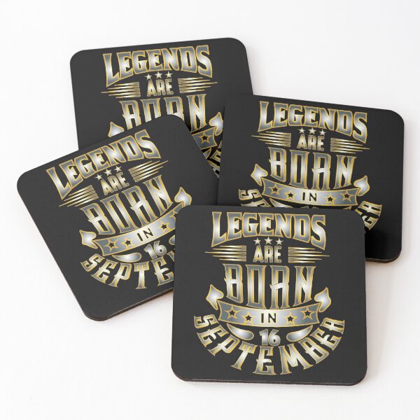 Item preview, 16 September Legends Are Born - Birthday, Month, Year For All Familly Present designed and sold by Shirt-u.