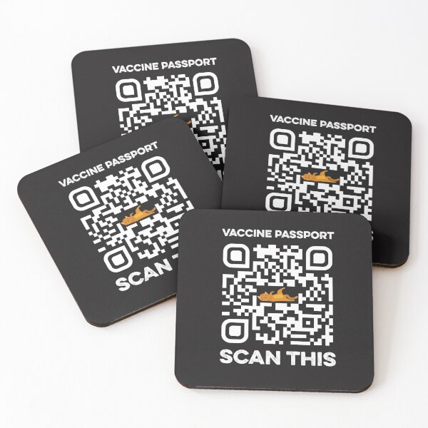 Item preview, Vaccine Passport Scan This Funny Cat Cute Kawaii Kitty Fun designed and sold by gkao.