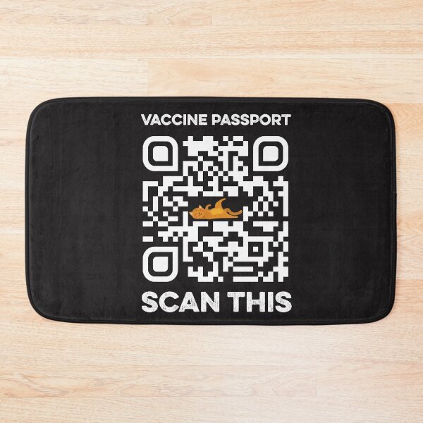 Item preview, Vaccine Passport Scan This Funny Cat Cute Kawaii Kitty Fun designed and sold by gkao.