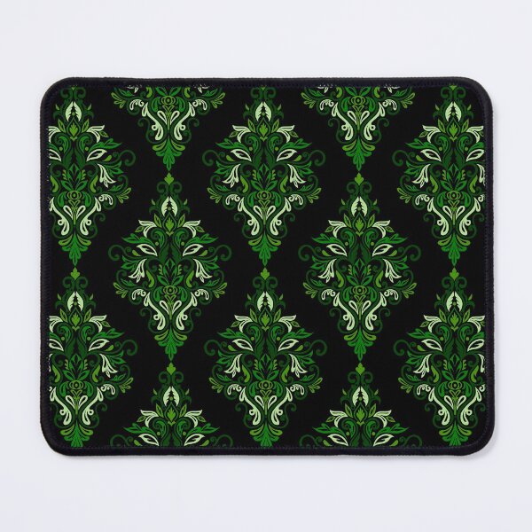 Item preview, Seamless Paisley Repeat Pattern - Green and Black designed and sold by SemDesigns1.