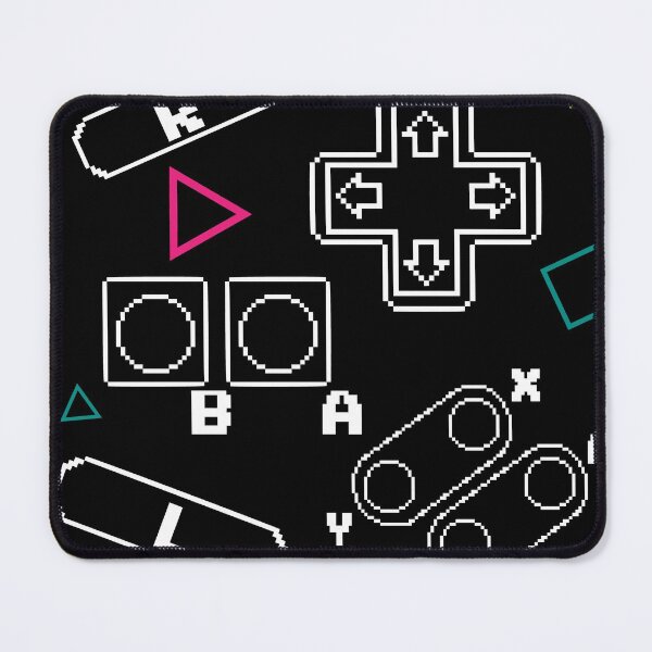 Item preview, Retro joystick button pattern (BLACK) designed and sold by Midna0Narof.