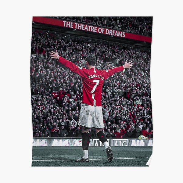 Cristiano Ronaldo Manchester United Poster
