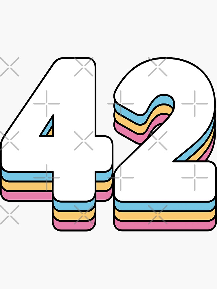 24 number Sticker for Sale by HanakiArt