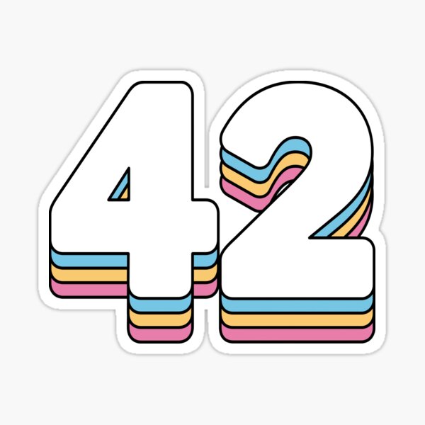 24 number Sticker for Sale by HanakiArt