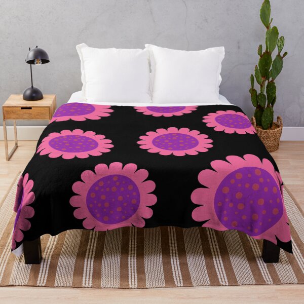 Item preview, Pink flowers - floral fun colours pattern designed and sold by Hanger52.
