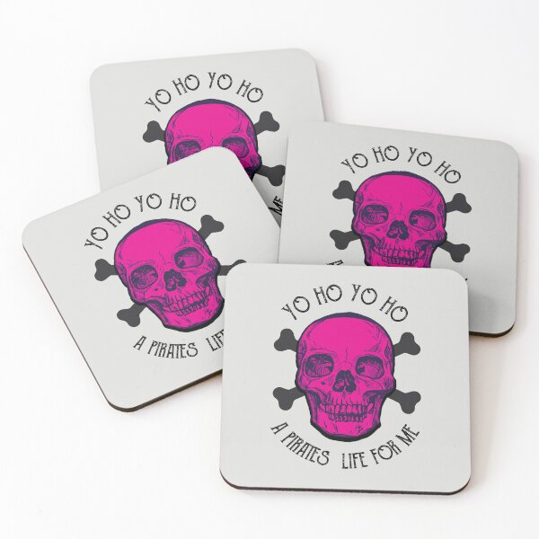 Item preview,  yo ho yo ho  a pirates life for me - pink neon designed and sold by AirsoftBD.