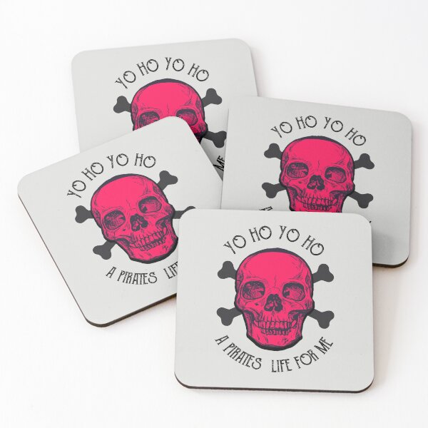 Item preview, Copy of  yo ho yo ho  a pirates life for me - pink neon designed and sold by AirsoftBD.