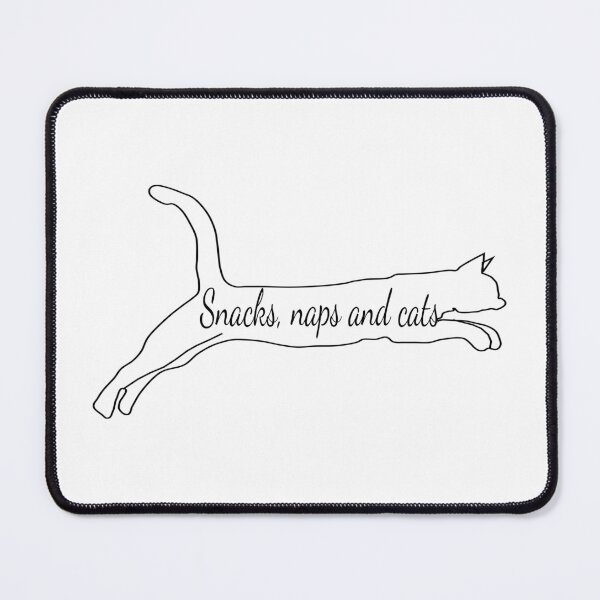Item preview, Cats naps and snacks cat girl cat lover cat lady designed and sold by medbouk1.