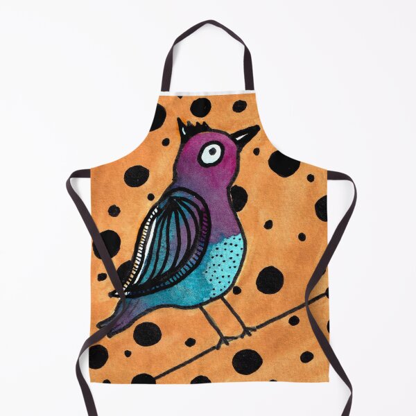 Item preview, Polka dot bird designed and sold by CarrieIsArtsy.