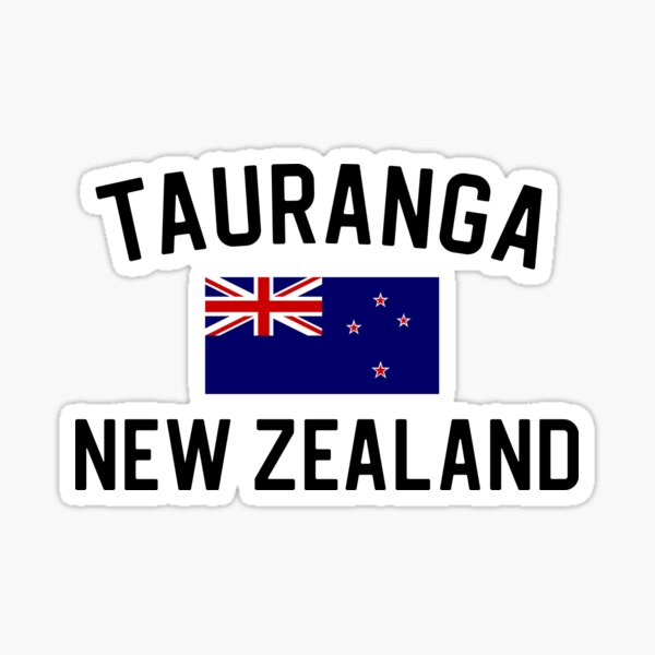 "Tauranga New Zealand Sticker " Sticker for Sale by kmcollectible