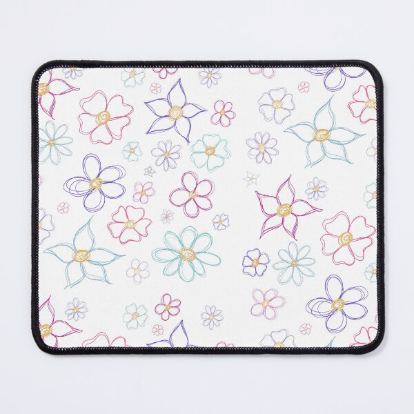 Item preview, Scribbly colourful flower patten designed and sold by -Lily-Anne-.