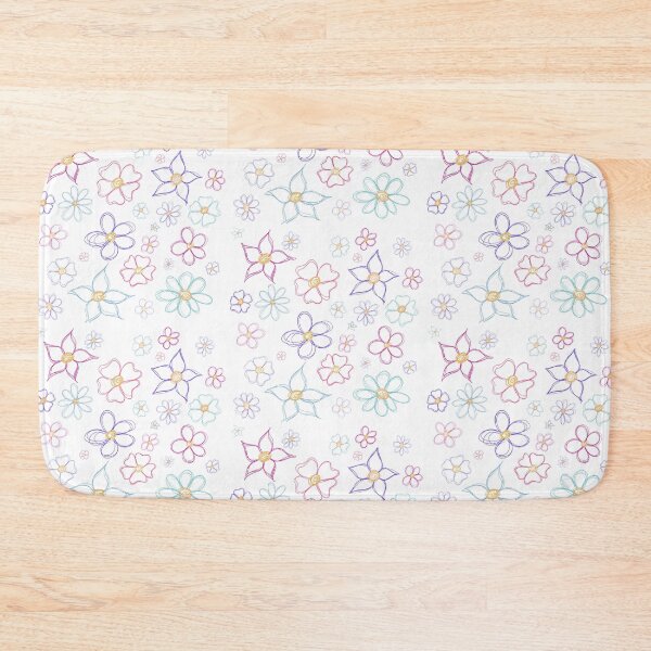 Item preview, Scribbly colourful flower patten   designed and sold by -Lily-Anne-.