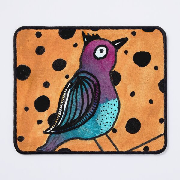 Item preview, Polka dot bird designed and sold by CarrieIsArtsy.