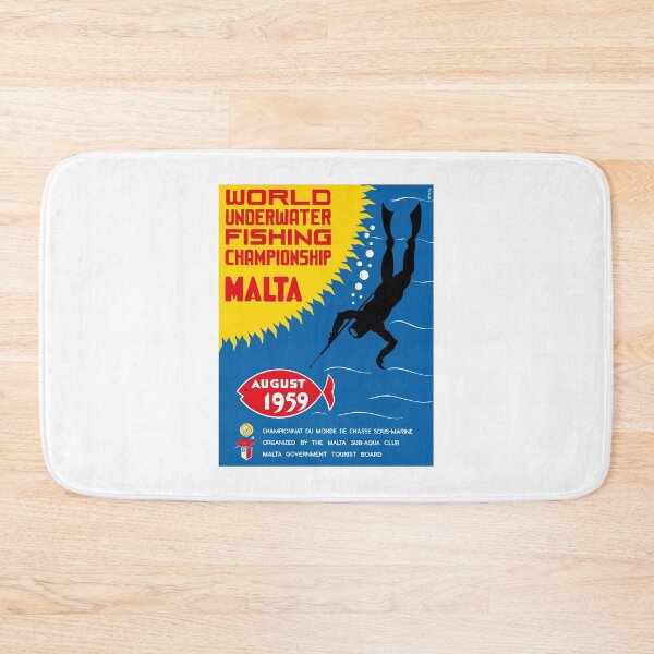 Item preview, 1959 MALTA Spearfishing Championship Poster designed and sold by retrographics.