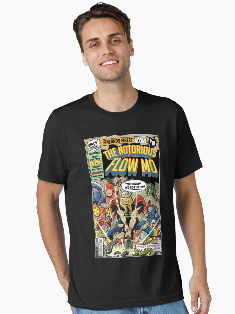 Thumbnail 1 of 7, Essential T-Shirt, "The Notorious Flow Mo" designed and sold by SAIFFA.