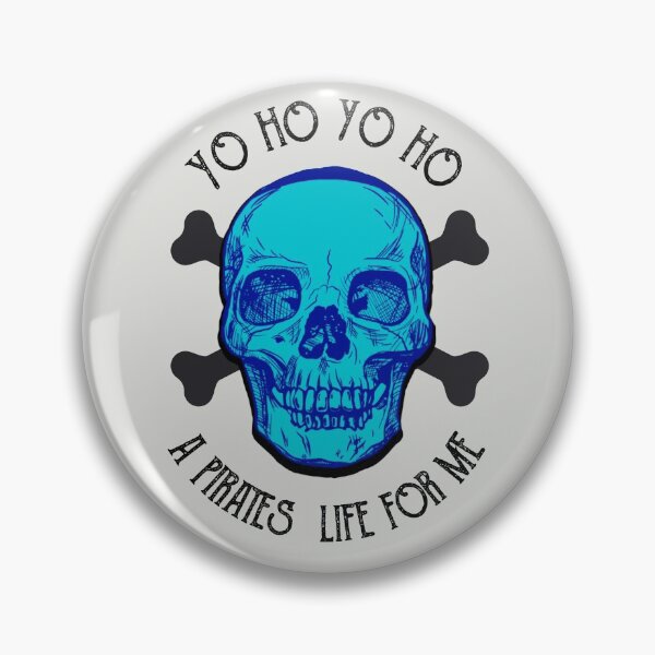Item preview, yo ho yo ho  a pirates life for me - Cool Blue Sepia style designed and sold by AirsoftBD.