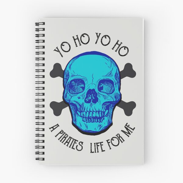 Item preview, yo ho yo ho  a pirates life for me - Cool Blue Sepia style designed and sold by AirsoftBD.