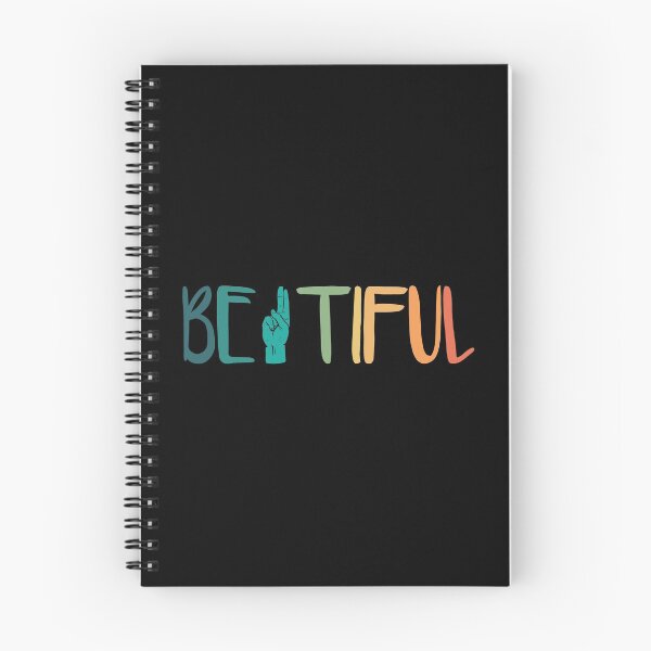 Item preview, Be-U-tiful - Hand Sign Language Teachers Interpreter ASL - Retro Colors designed and sold by kindxinn.