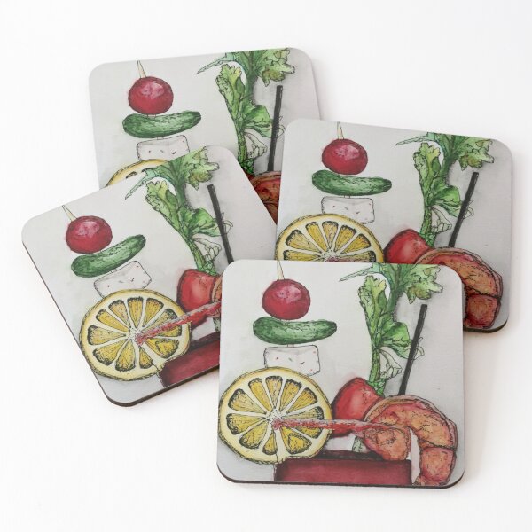 Item preview, Tomato Juice Watercolor  designed and sold by SabrinaSzostak.