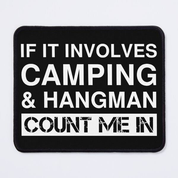 Item preview, Funny Camping And Hangman RV Outdoor Camper designed and sold by Creekman Designs.
