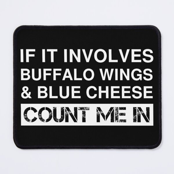 Item preview, Funny Buffalo Wings And Blue Cheese Chicken Wings designed and sold by Creekman Designs.