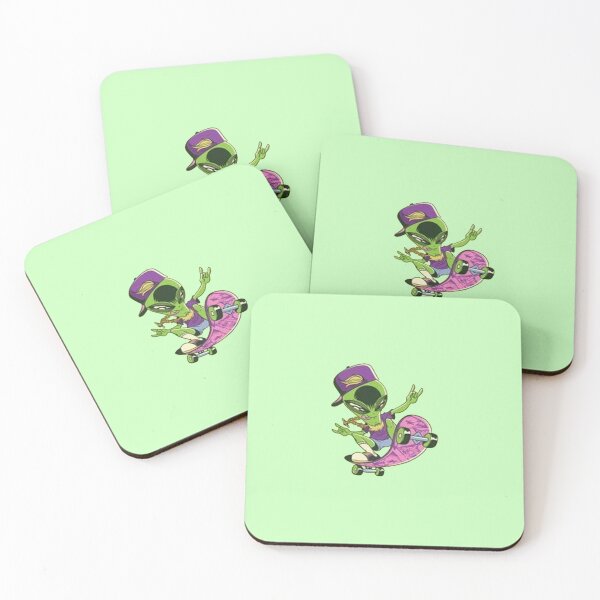 Item preview, Skateboarding Alien Skate designed and sold by Animoxz3.