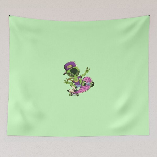 Item preview, Skateboarding Alien Skate designed and sold by Animoxz3.