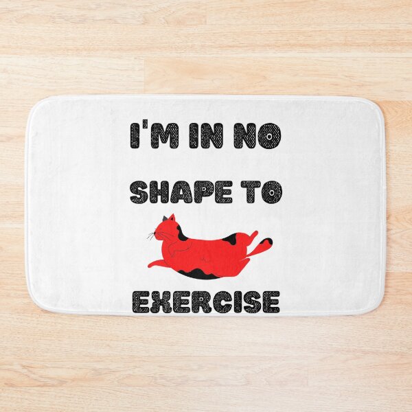 Item preview, I'm in No Shape to Exercise TShirt, Funny Workout Joke TShirt designed and sold by Unique styl  DeSigNe.