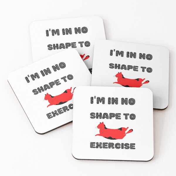 Item preview, I'm in No Shape to Exercise TShirt, Funny Workout Joke TShirt designed and sold by Unique styl  DeSigNe.