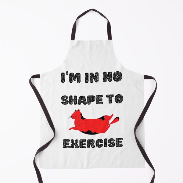 Item preview, I'm in No Shape to Exercise TShirt, Funny Workout Joke TShirt designed and sold by Unique styl DeSigNe.