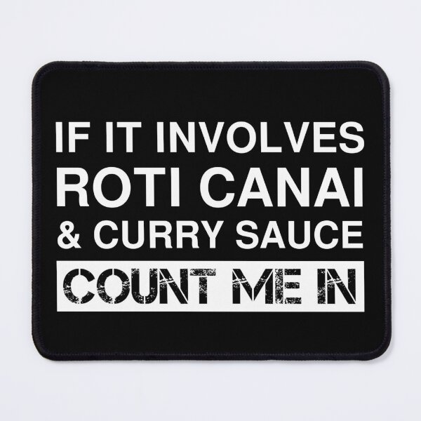 Item preview, Funny Roti Canai And Curry Sauce Malaysian Food designed and sold by Creekman Designs.