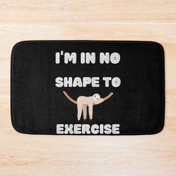 Item preview, I'm in No Shape to Exercise TShirt, Funny Workout Joke TShirt designed and sold by Unique styl  DeSigNe.
