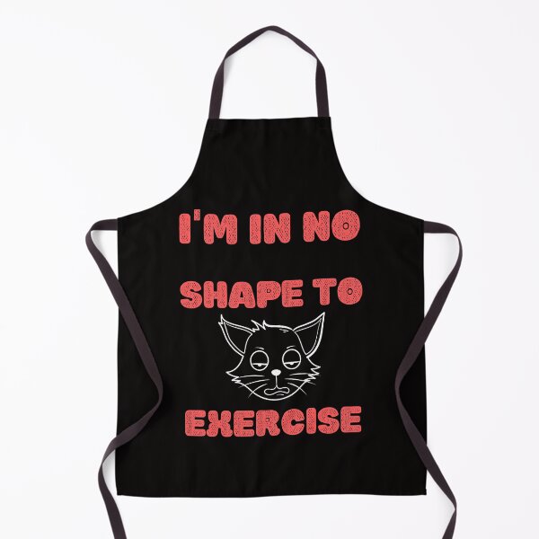 Item preview, I'm in No Shape to Exercise TShirt, Funny Workout Joke TShirt designed and sold by Unique styl DeSigNe.