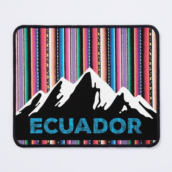 Item preview, Andean Ecuadorean mountains and colorful aguayo sky Sticker designed and sold by amazandes.