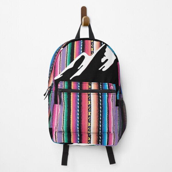 Item preview, Andean Ecuadorean mountains and colorful aguayo sky Sticker designed and sold by amazandes.