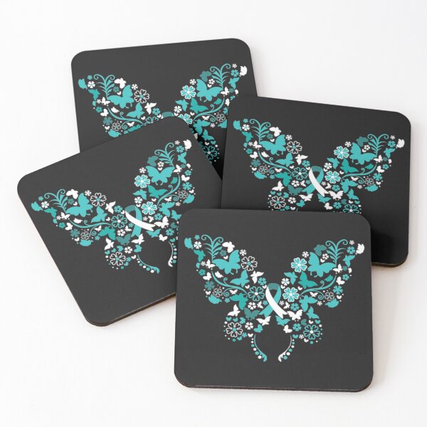 Item preview, Flower Butterfly Cervical Cancer designed and sold by StarcyWol.