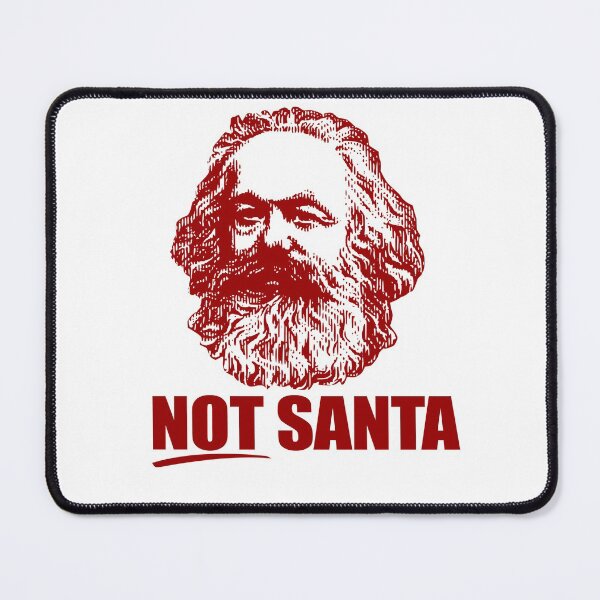 Item preview, NOT SANTA! Karl Marx Funny Marxist Red Christmas Communist Meme  designed and sold by starkle.