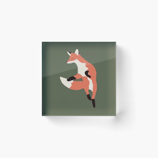 Item preview, fox jumping designed and sold by racharanha.