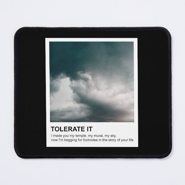 Item preview, Taylor Swift Tolerate It - Evermore Lyrics Photo Card designed and sold by lentils.