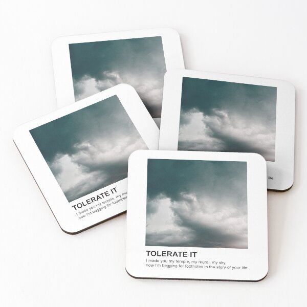 Item preview, Taylor Swift Tolerate It - Evermore Lyrics Photo Card designed and sold by lentils.