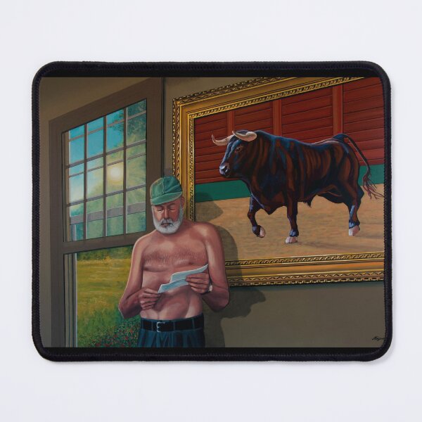 Item preview, Ernest Hemingway Painting designed and sold by PaulMeijering.