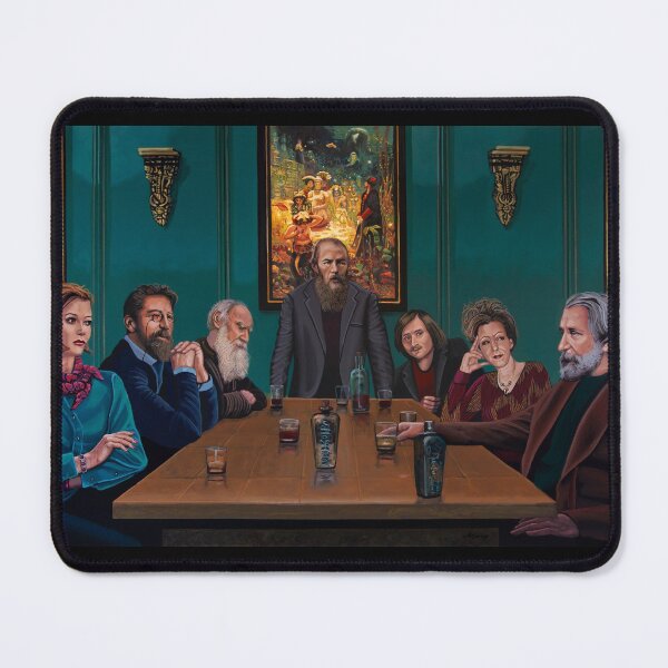 Item preview, Russian Literature Giants Painting designed and sold by PaulMeijering.