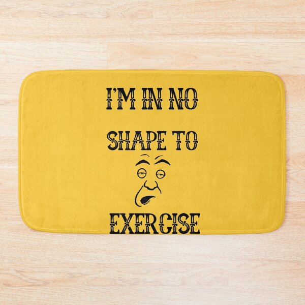 Item preview, I'm in No Shape to Exercise TShirt, Funny Workout Joke TShirt designed and sold by Unique styl  DeSigNe.