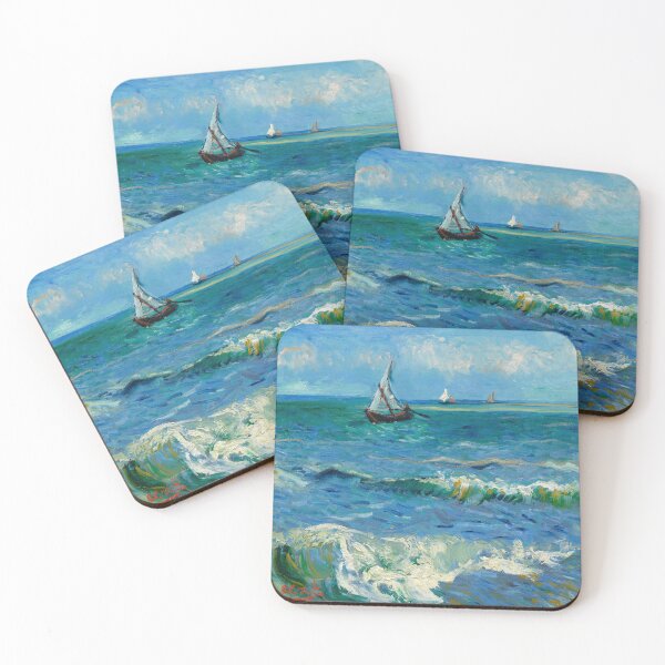 Item preview, Vincent Van Gogh "The Sea at Les Saintes-Maries-de-la-Mer", 1888 designed and sold by Alexandra Dahl.