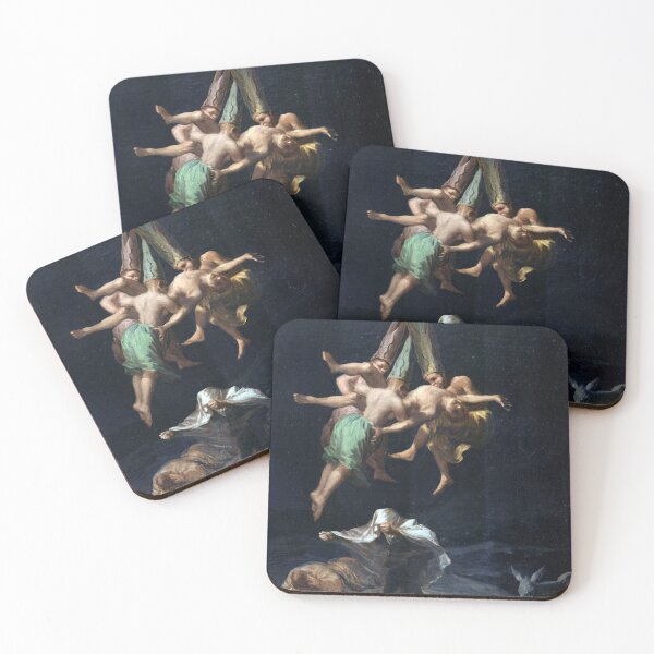 Item preview, Witches' Flight (1798) Francisco de Goya, Gothic Art for Halloween designed and sold by CoolArtGeek.